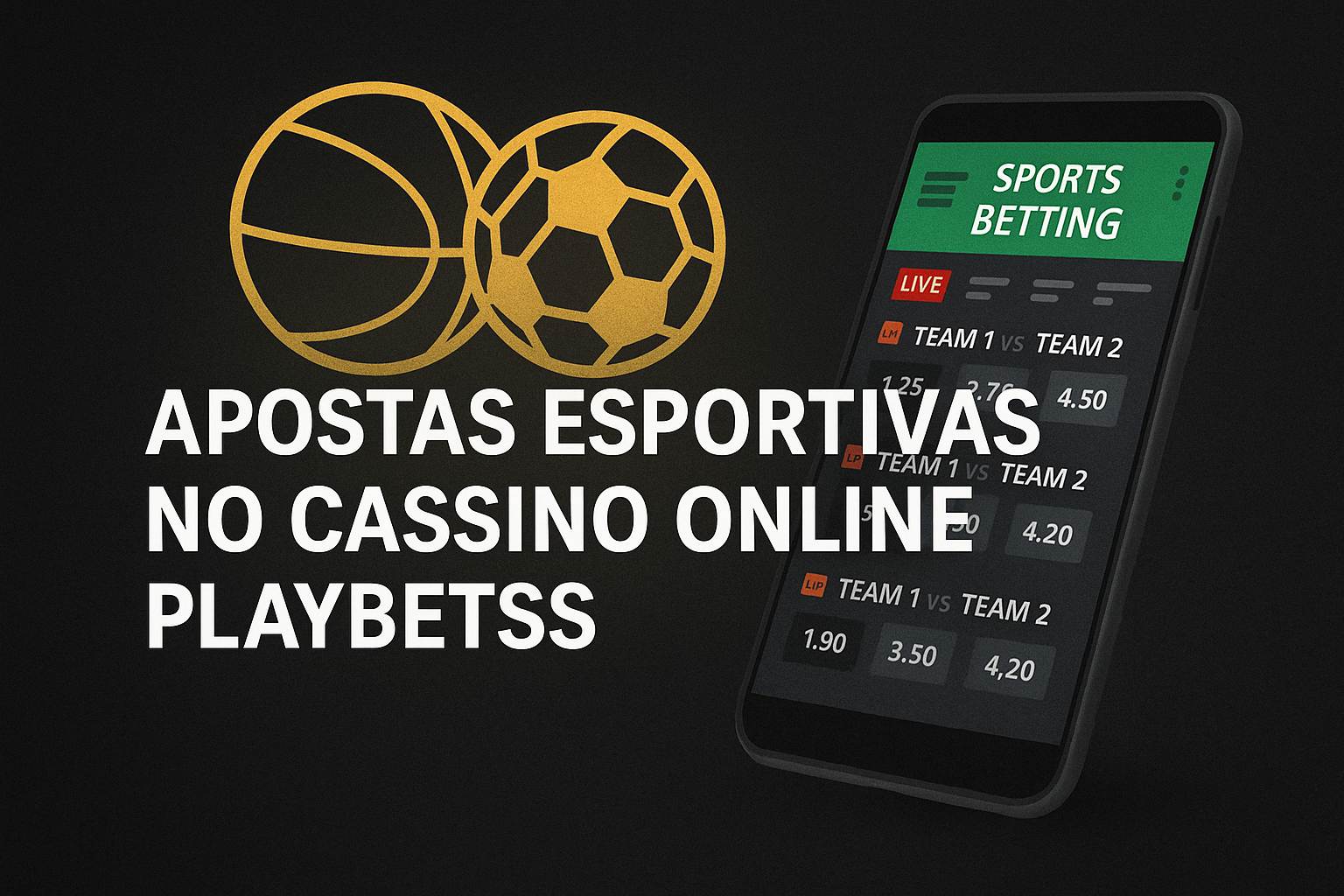 Aposte em apostas esportivas no cassino online PLAYBETSS