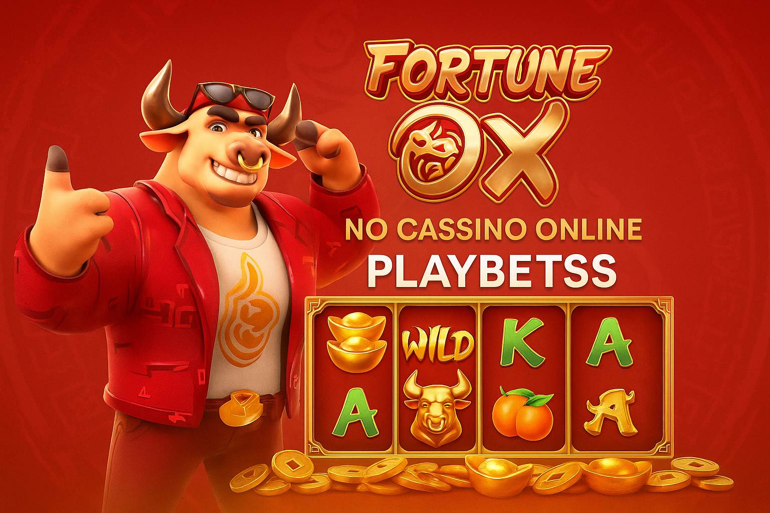 Fortune Ox no PLAYBETSS - Aposte Agora e Reivindique Seus Ganhos