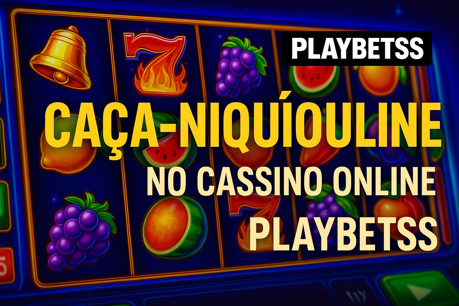 Explore o mundo das slot machines no PLAYBETSS Casino